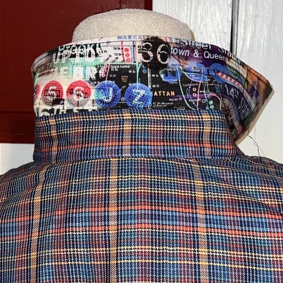 Robert Graham Classic Fit Button Cotton Flip Cuff Shirt M - Picture 6 of 8